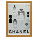【中古】【非常に良い】 CHANEL シャネル No.5 香水 ルージュ アートパネル アートボード アートポスター ヴィンテージポスター 昔の広告 1966年...