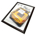 【中古】【非常に良い】 CHANEL シャネル No.5 香水 アートパネル アートボード アートポスター ヴィンテージポスター 昔の広告 インテリア レトロ ...