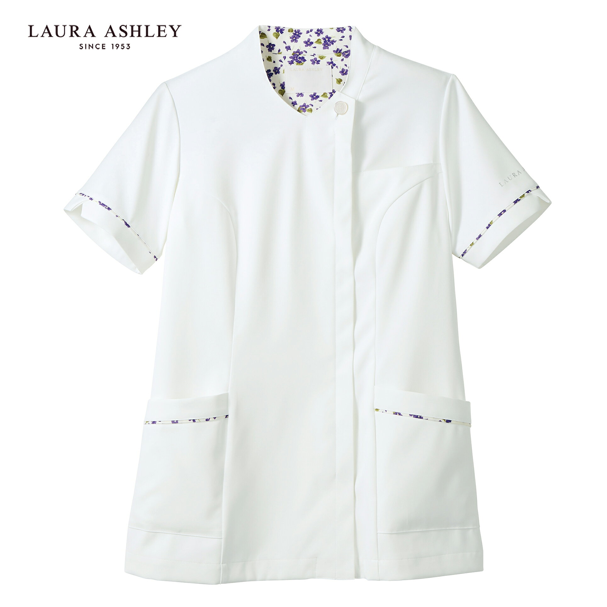 住商モンブラン スクラブレディス オフホワイト S LW612-16 S M L LL 3L 作業着 作業服 ユニフォーム タウンユース 機能性 アウトドア m...