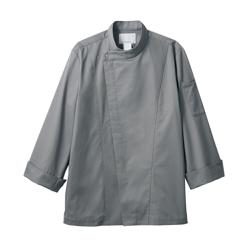 住商モンブラン コックコート兼用長袖 グレー SS 6-1016 SS S M L LL 3L 作業着 作業服 ユニフォーム ..