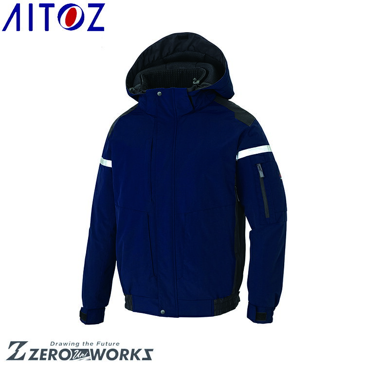 アイトス AITOZ 8976 防寒ブルゾン（男女兼用） 5L オールシーズン対応秋冬対応【 ワークウェア 作業着 作業服 ユニフォーム 送料無料 】