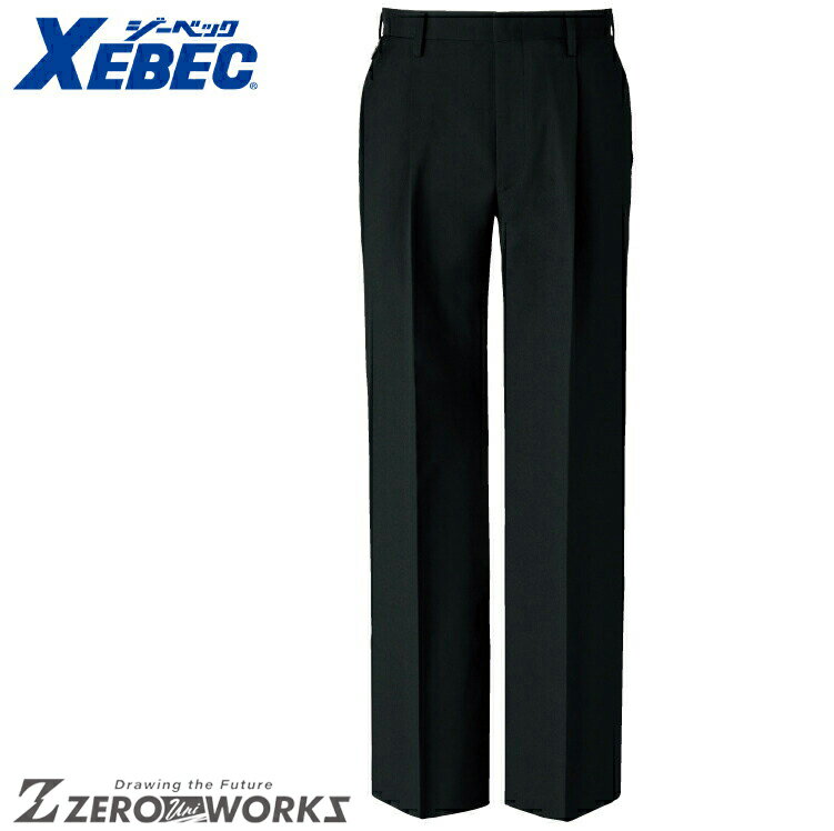 樂天商城 - 送料無料 ジーベック XEBEC 16190 ブラック　スラックス 70 73 76 79 82 85 88 91 94 97 100 105 110 115 オールシーズン対応 xebec ワークウェア チームウェア タウンユース 作業着 作業服仕事着 ユニフォーム