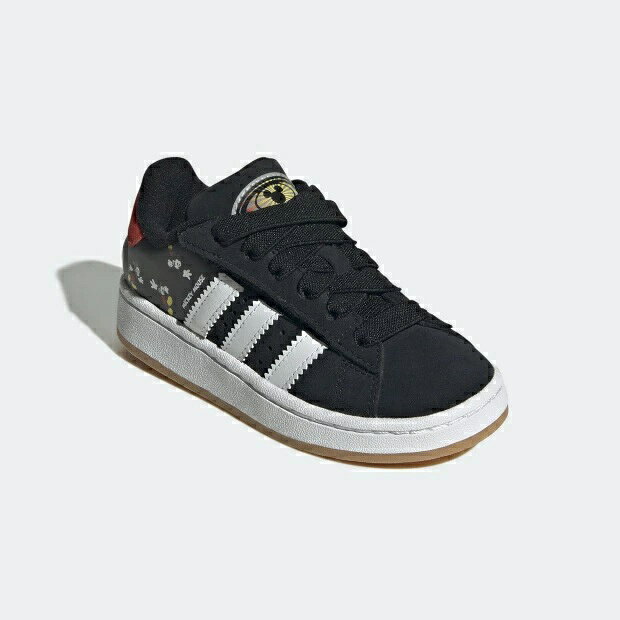Sneakers - アディダスオリジナルス adidas Originals ディズニー ミッキーマウス キャンパス 00s LEDライト キッズ おしゃれシューズ 通園通学 KIDS JP7990 ADIDAS DISNEY MICKEY MOUSE CAMPUS 00s LED LIGHTS CF EL C CORE BLACK × CLOUD WHITE × RED