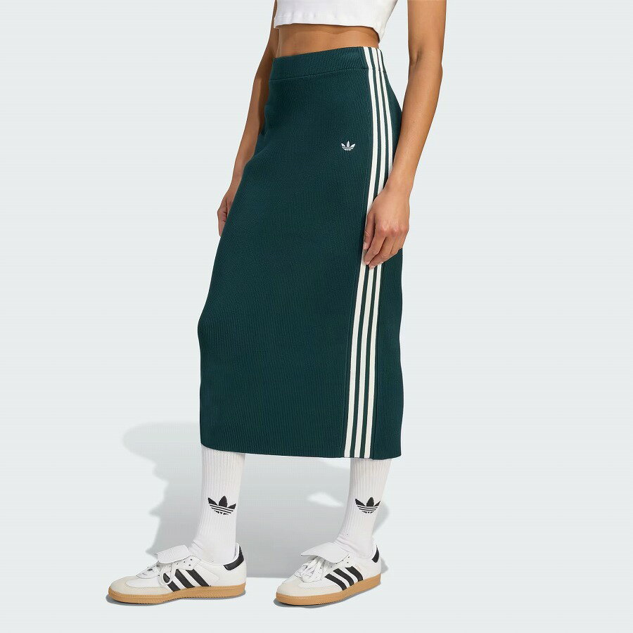 Ȥ㤨(ǥꥸʥ륹 adidas originals ǥ顼 ˥å ꡼ȥ饤ץ  ǥ  WH765 JW2662 WOMEN'S ADICOLOR KNITTED THREE-STRIPES SKIRT AURORA INKפβǤʤ12,100ߤˤʤޤ