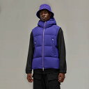 Y−3 ワイスリー ダウンベスト 防寒 ベスト 通勤通学 ダウンジャケット ダウン メンズ レディース ジップ ナイロン フード取り外し ロゴ 防風 無地 アウ...