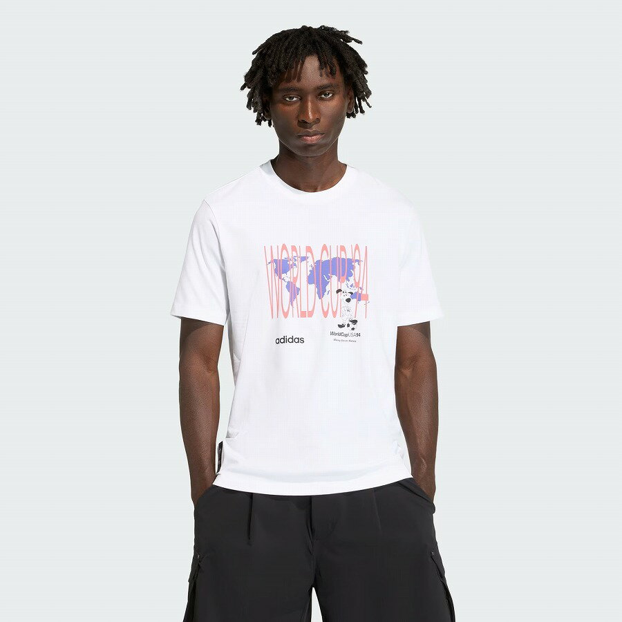 (アディダスオリジナルス) adidas Originals アーカイブ ワールドカップ 94 グラフィック Tシャツ ストリート サッカー レジャー ストリート メンズ TU646 KE2745 MEN'S ARCHIVE WORLD CUP '94 GRAPHIC T－SHIRT WHITE