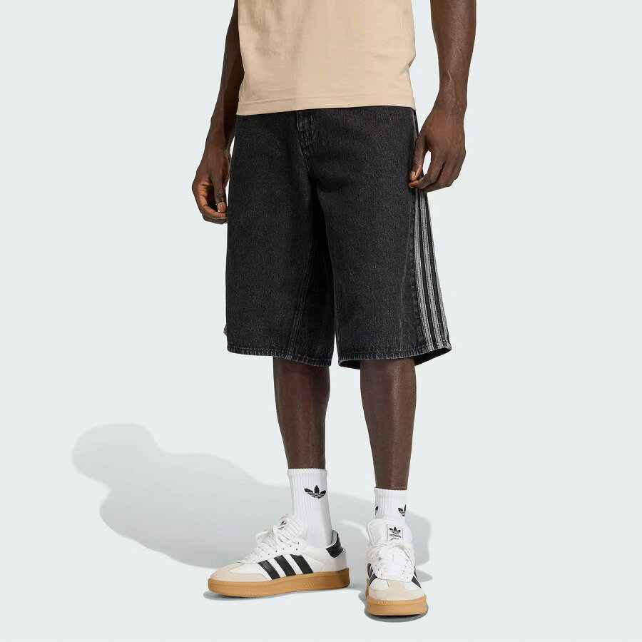 (アディダスオリジナルス) adidas Originals ファイアーバード アディカラー デニム ショーツ ジーンズ ハーフ 短パン トレフォイル 3ストライプ ボトムス メンズ WF818 KD1498 MEN'S FIREBIRD ADICOLOR DENIM SHORTS TRUE BLACK DENIM