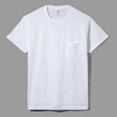 ヘインズ プレミアムジャパンフィット ポケット付クルーネックTシャツ メンズ HM1F004 010 MENS PREMIUM JAPAN FIT CREW NECK T-SHIRT WITH POCKETS WHITE