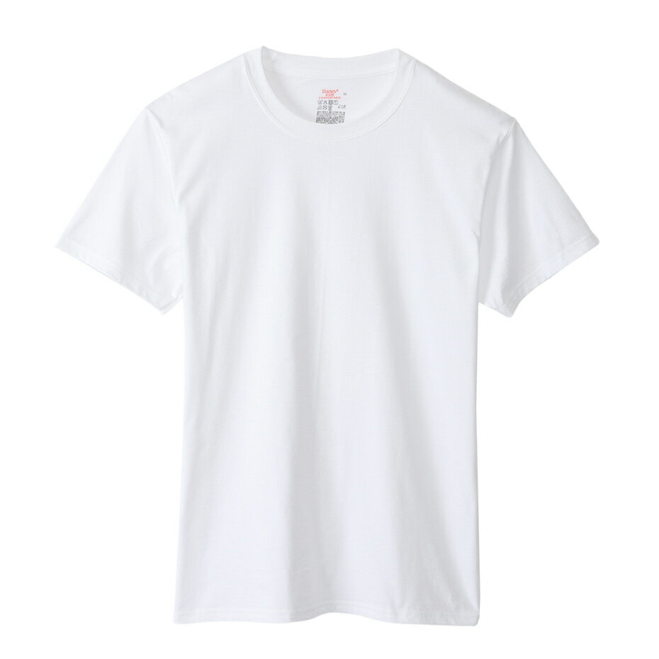 ヘインズ 大きいサイズ RS クルーネックTシャツ 2枚組 グローバルバリューライン ヘインズ メンズ CREW NECK T‐SHIRT HM1EU701+ 010 3P WHITE