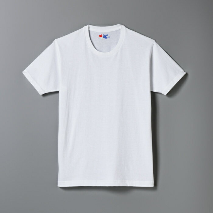 ヘインズ【2枚組】クルーネックTシャツ ジャパンフィット ブルーパック H5110 010 JAPAN FIT BLUE PACK CREW NECK 2 SHEETS T-SHIRT WHITE