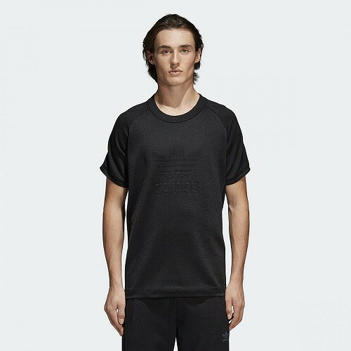 アディダスオリジナルス adidas Originals 半袖Tシャツ CW1350 KNITTED TEE BLACK
