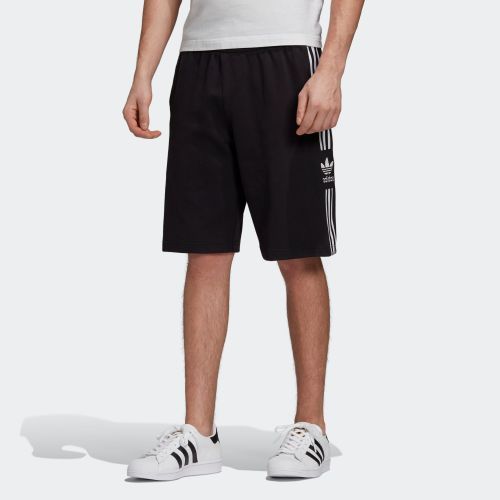 アディダスオリジナルス adidas Originals 大きいサイズ ショーツ ハーフパンツ LOCK UP LNG SHORTS FM9878 BLACK