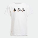 アディダスオリジナルス adidas Originals 子供用 キッズ ディズニー ミッキー&フレンズ Tシャツ H20317 KIDS DISNEY MICKEY & FRIENDS T-SHIRT WHITE