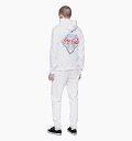 ダイヤモンドサプライ Diamond SUPPLY コカ コーラコラボフーディ スウェットパーカー ストリートファッション メンズ Diamond SUPPLY CO. x COCACOLA A19DMTG057S PAINT SPLATTER HOODIE WHITE