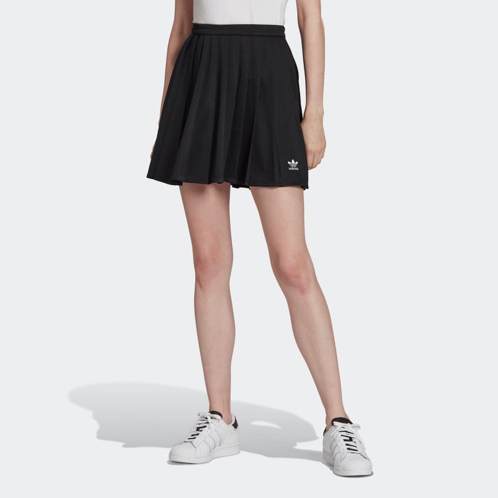 アディダスオリジナルス adidas Originals アディカラー クラシックステニススカート プリーツスカート ストリート レディース HC2058 WOMEN ADICOLOR CLASSICS TENNIS SKIRT BLACK