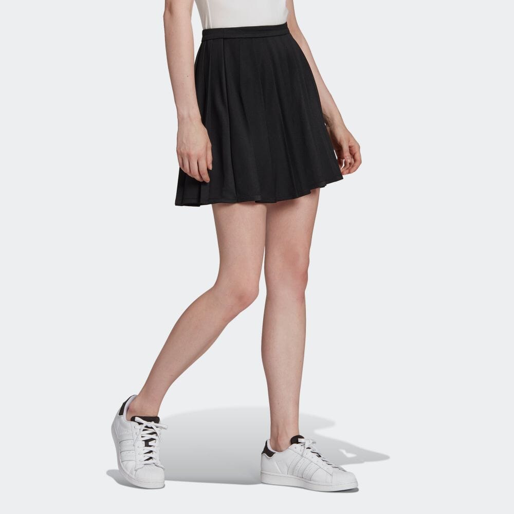 アディダスオリジナルス adidas Originals アディカラー クラシックステニススカート プリーツスカート ストリート レディース HC2058 WOMEN ADICOLOR CLASSICS TENNIS SKIRT BLACK