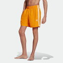 アディダスオリジナルス adidas Originals アディカラー クラシックス スリーストライプ スイムショーツ 水着 メンズ HF2118 MENS ADICOLOR CLASSICS THREE STRIPES SWIM SHORTS BRIGHT ORANGE