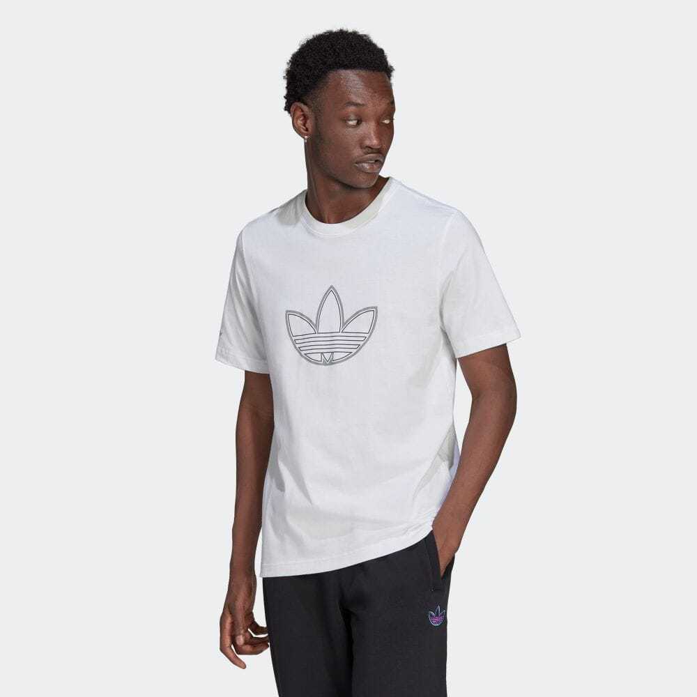 アディダスオリジナルス adidas Originals アディダス SPRT アウトラインロゴ Tシャツ 半袖Tシャツ トップス メンズ HE4682 MENS ADIDAS SPRT OUTLINE LOGO T-SHIRT WHITE