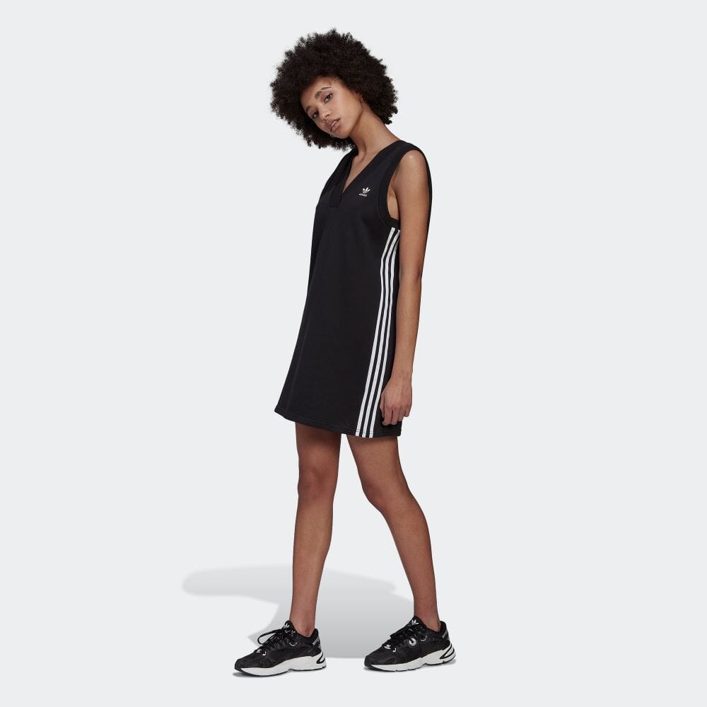 アディダスオリジナルス adidas Originals アディカラー クラシックス ベストワンピース ドレス レディース ストリートファッション WOMEN ADICOLOR CLASSICS VEST DRESS HM2134 BLACK