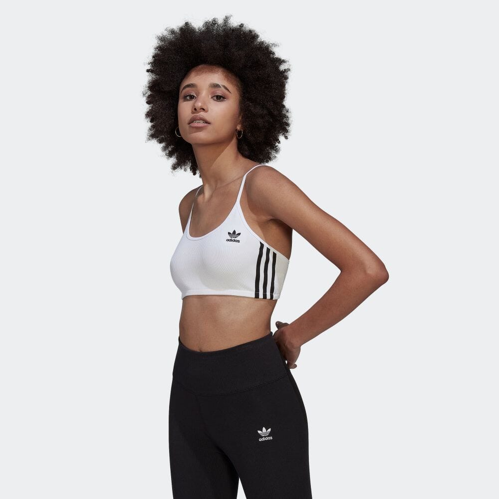 アディダスオリジナルス adidas Originals アディカラー クラシックス ブラトップ ダンス ストリートファッション レディース WOMEN ADICOLOR CLASSICS BRA TOP HM2101 WHITE