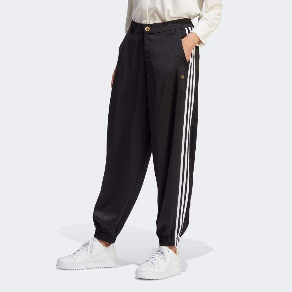 アディダスオリジナルス adidas Originals【3XLまで】バルーンパンツ ストリート おしゃれパンツ ダンス レディース IC2149 WOMEN BALLOON PANTS BLACK