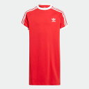 アディダスオリジナルス adidas Originals キッズ アディカラー Tシャツワンピース ストリート 通学 ドレス KIDS ADICOLOR DRESS IJ9825 BETTER SCARLET