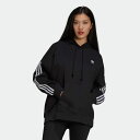 アディダスオリジナルス adidas Originals アディカラー クラシックス オーバーサイズ パーカー フーディ レディース WOMEN H37799 ADICOLOR CLASSICS OVERSIZED HOODIE BLACK