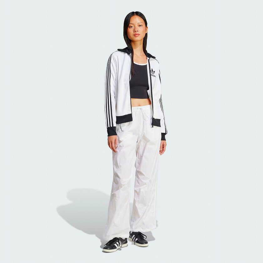 (アディダスオリジナルス) adidas Originals スリーストライプス ウーブン パラシュートパンツ 通勤通学 ストリートファッション レディース JUJ70 JD3125 WOMEN 3-STRIPES WOVEN PARACHUTE PANTS WHITE zerozeroeight-10002289 ゼロ・ゼロ・エイト サンプル画像3