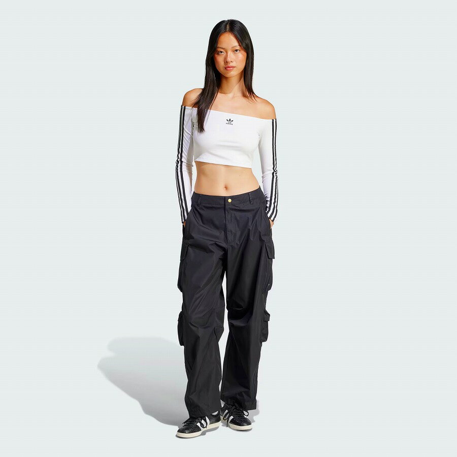 アディダスオリジナルス adidas Originals アディカラー オフショルダー 長袖Tシャ...