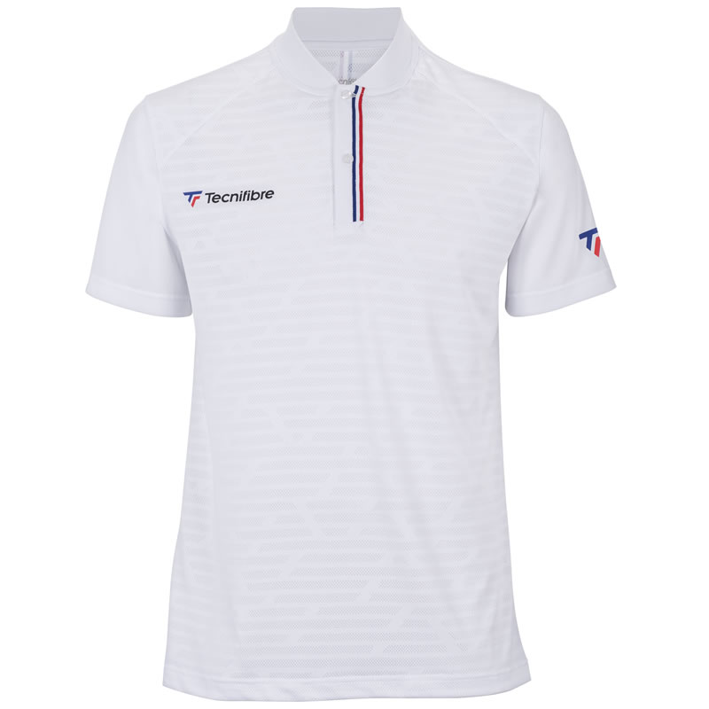 Tecnifibre テクニファイバー 2020-21年モデル F3 POLO WHITE Mens 男性用テニスウェア メンズ トレーニングウェア