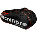 テニス バドミントン スカッシュ ラケットバッグ Tecnifibre(テクニファイバー) Absolute Orange 6R （ラケット6本入）【あす楽対応】