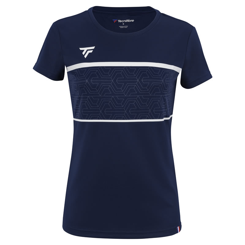 Tecnifibre eNjt@Co[ W.TEAM TECH TEE MARINE pyyΉz