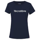 Tecnifibre テクニファイバー W.TEAM COTTON TEE MARINE 女性用【あす楽対応】