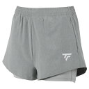 Tecnifibre テクニファイバー W.TEAM SHORT SILVER 女性用