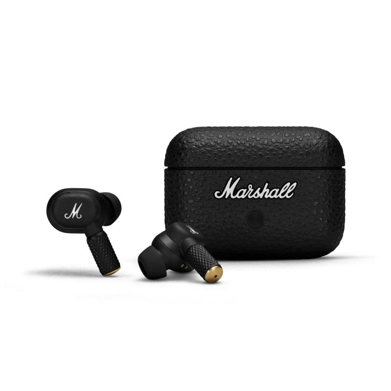 Marshall ノイズキャンセリング完全ワイヤレスイヤホン Motif II A.N.C. ブラック 連続再生30時間/Qi充電対応/通話対応 【国内正規品】