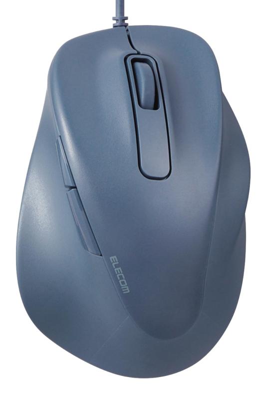 エレコム マウス 有線マウス EX-G 静音 Sサイズ 5ボタン 「AskDoctors評価サービス」認証 抗菌 ブルー M-XGS30UBSKBU
