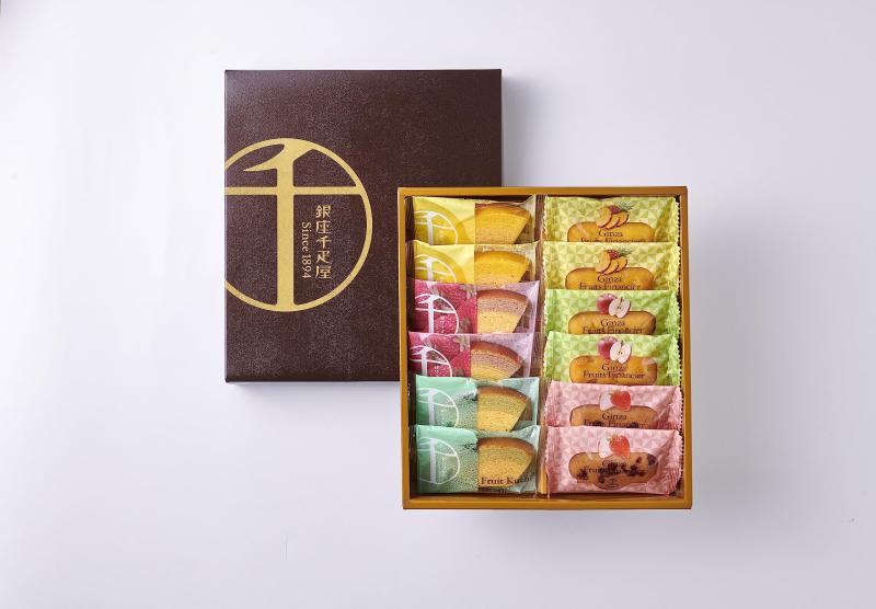 銀座千疋屋 銀座フルーツガトー(12個) ギフト お菓子 焼き菓子 フィナンシェ バウムクーヘン 詰合せ