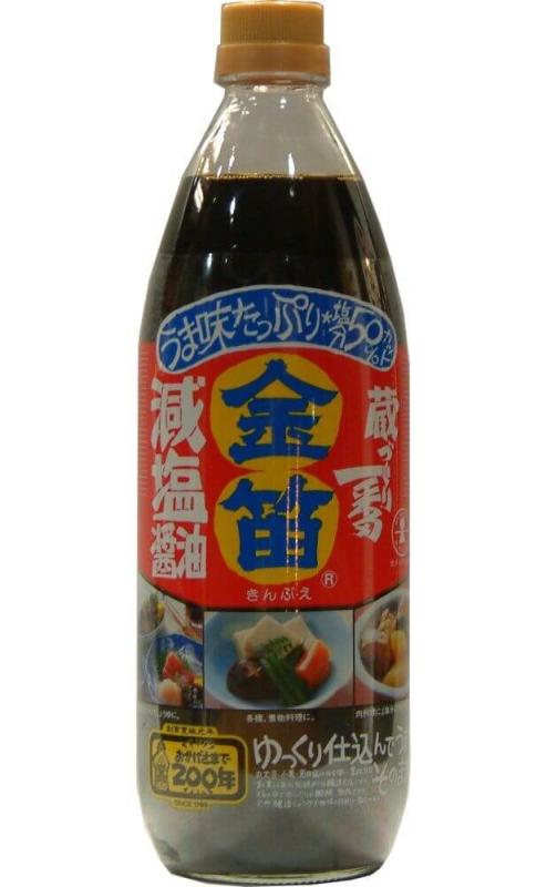 創健社 金笛 減塩醤油 1 L