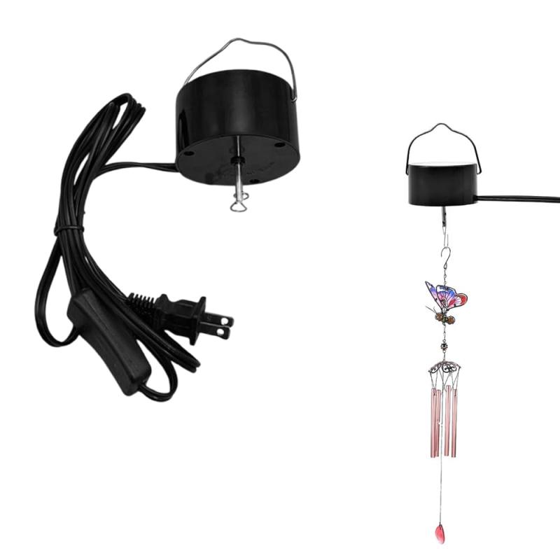 吊り下げ回転ディスプレイモーター 電動ウィンドスピナー＆ディスコボール用モーター/ベビーベッドモバ..