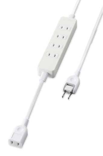 エレコム 電源タップ 独立差込口付き 4個口 + 1個口 3m ほこりシャッター ホワイト T-ADR5-2530WH エレコム 電源タップ 独立差込口付き 4個口 + 1個口 3m ほこりシャッター ホワイト T-ADR5-2530WH