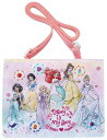 スケーター(Skater) おでかけポケット ポーチ ポシェット ショルダーベルト付 2WAY ディズニー プリンセス23 縦11×横14×マチ3cm ODKP2-A