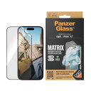 PanzerGlass パンザーグラス iPhone 15 2817 UWF Matrix with D3O 治具付き 全面フルカバー 指紋防止 滑らかなタッチ操作 100% PET リサイクル素材再生プラスチック 耐衝撃・耐スクラッチスクリーンプロテ