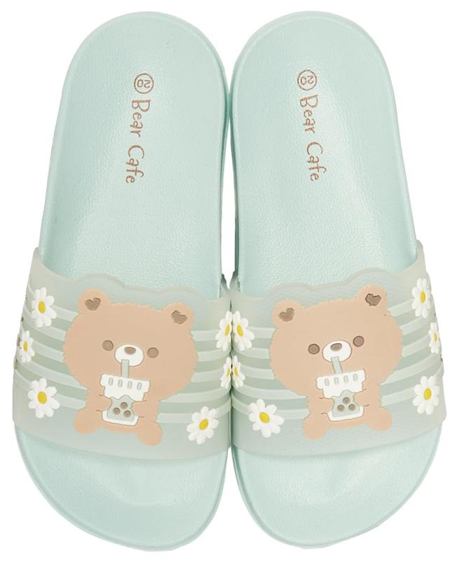 スケーター(Skater) EVA サンダル 子供用 キッズ シャワーサンダル 19cm 6-7才 Bear Cafe ビーチサンダ..