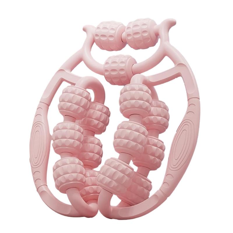 筋肉マッサージローラー 脚用マッサージローラー | 多機能リング 15 ローラーヨガフィットネス装置三次元リングマッサージャーレッグマッサージャー男性と女性の脚美容装置 ふくらはぎス