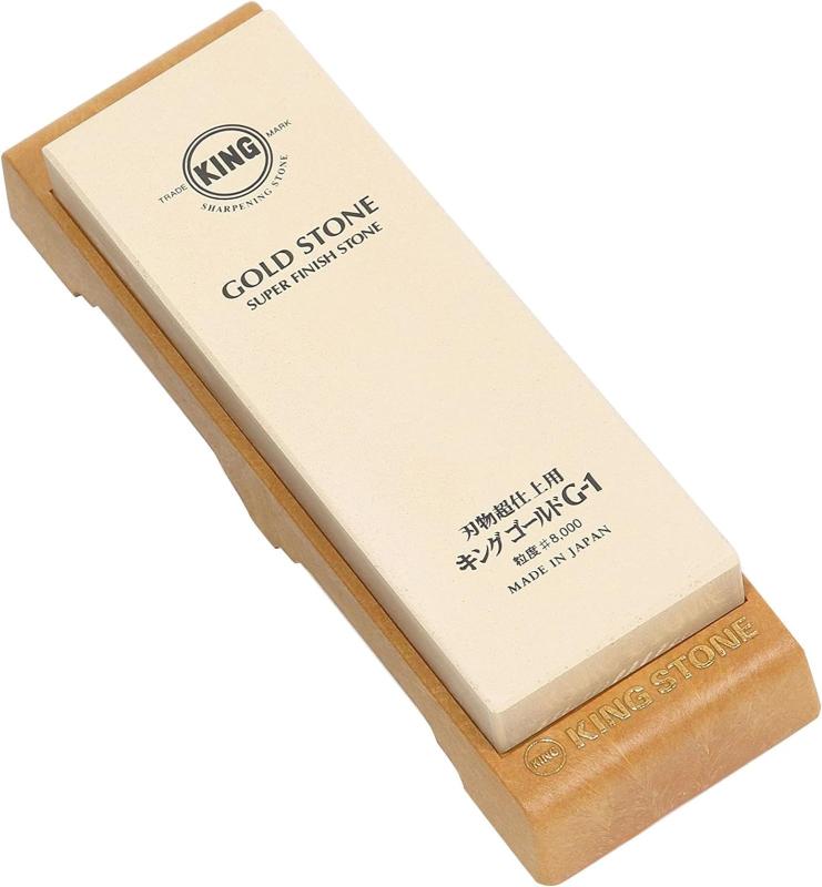 キング砥石 キングゴールド仕上砥 G-1型 210x73x22 粒度:#8000 最終超仕上用