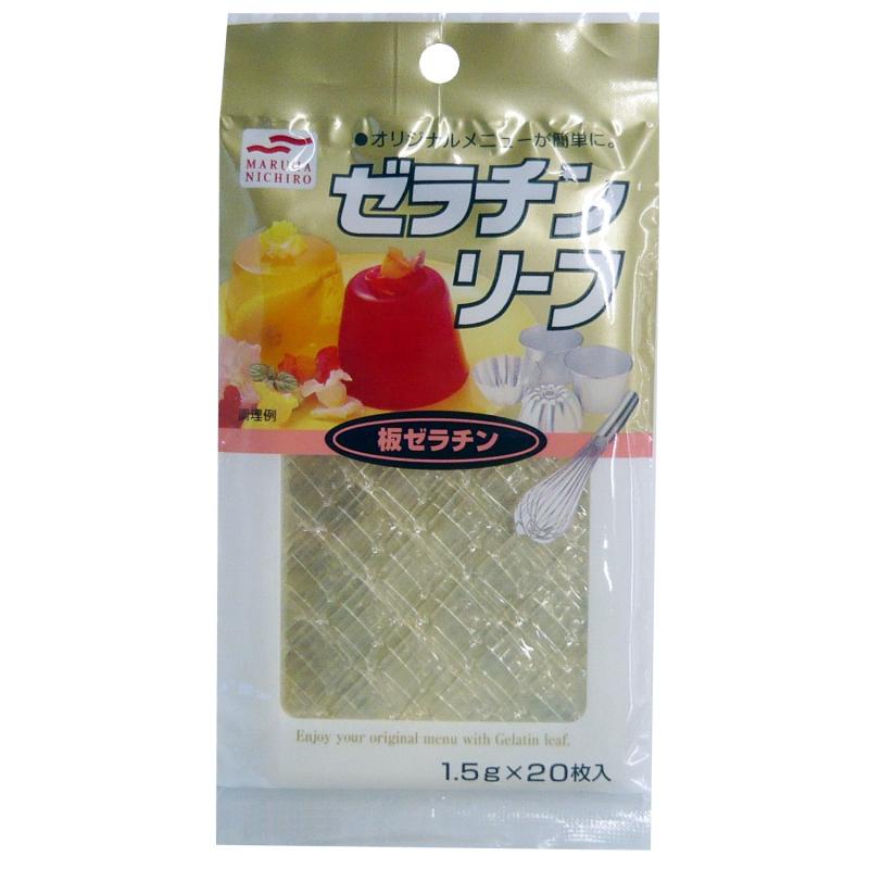 マルハ ゼラチンリーフ 30g(1.5g×20枚)×5個