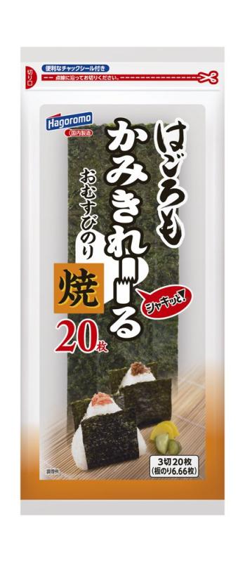 かみきれ~る はごろも かみきれーる おむすびのり 焼 3切20枚×5個 (5265)