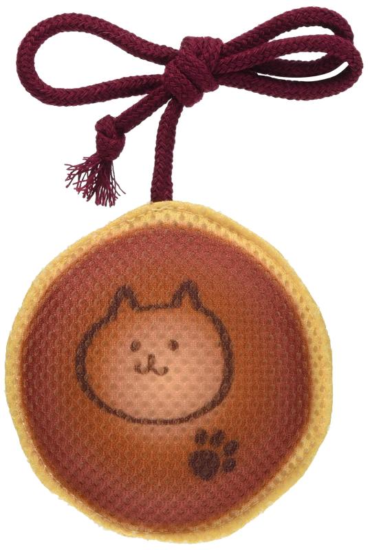 コメット【またたび入りの紐付き猫おもちゃ】国産ハミガキおもちゃ どら焼き(4)