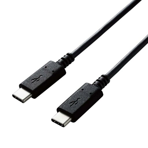 エレコム USB-C to USB-C ケーブル USB Power Delivery対応 60W 3A出力 USB2.0規格認証取得 2.0m ブラック 【iPhone 16 シリーズ 対応検証済】 U2C-CC20NBK2 エレコム USB-C to USB-C ケーブル USB Power Delivery対応 60W 3A出力 USB2.0規格認証取得 2.0m ブラック 【iPhone 16 シリーズ 対応検証済】 U2C-CC20NBK2