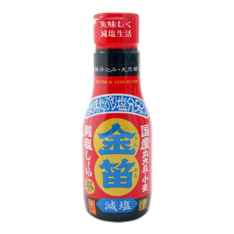 金笛 減塩しょうゆ デラミボトル 200ml
